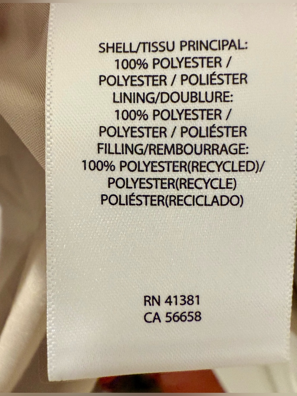 NWT Lauren Ralph Lauren Women’s Cream Hooded Quilted Puffer Vest Size L - Picture 5 of 7